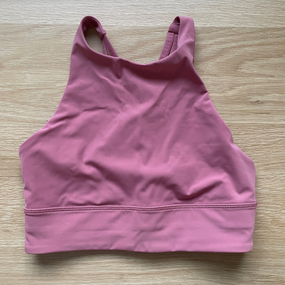 lululemon Energy High-Neck Longline Bra size 8